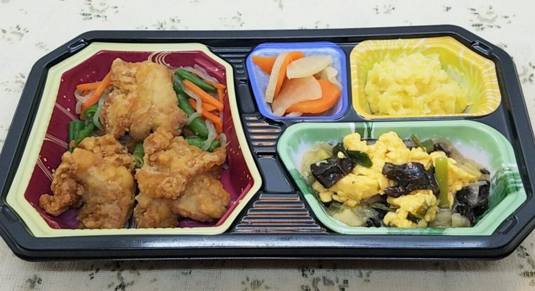 ワタミの宅食・いきいき珠彩「鶏の唐揚げと玉子ときくらげの中華風」