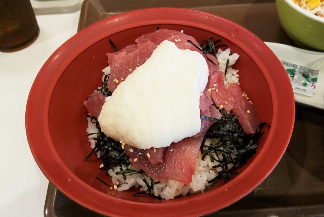 すき家のヘルシーなメニュー 牛丼ライト と 山かけ鉄火丼 を食べてみました こせたん宅配弁当