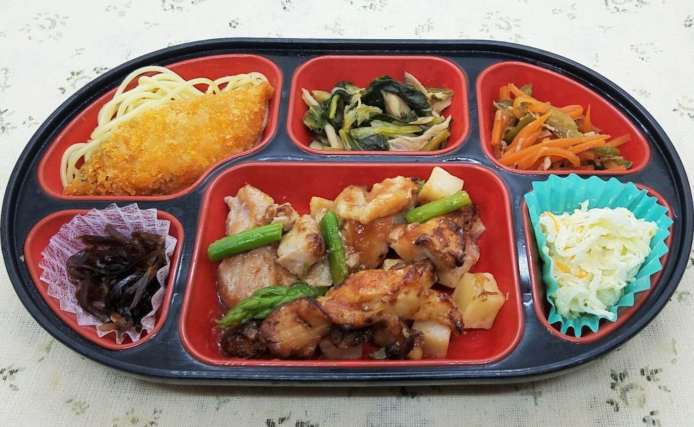 新登場 鶏肉のアップルトマトソースは絶品でした こせたん宅配弁当