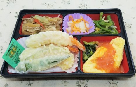 東都生協の夕食宅配・国産応援ご膳「天ぷら盛り合わせ」