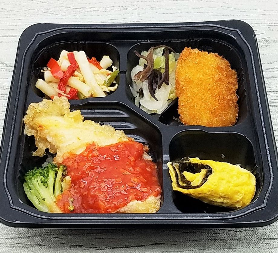 多幸源 カレイのトマトソース を食べました こせたん宅配弁当