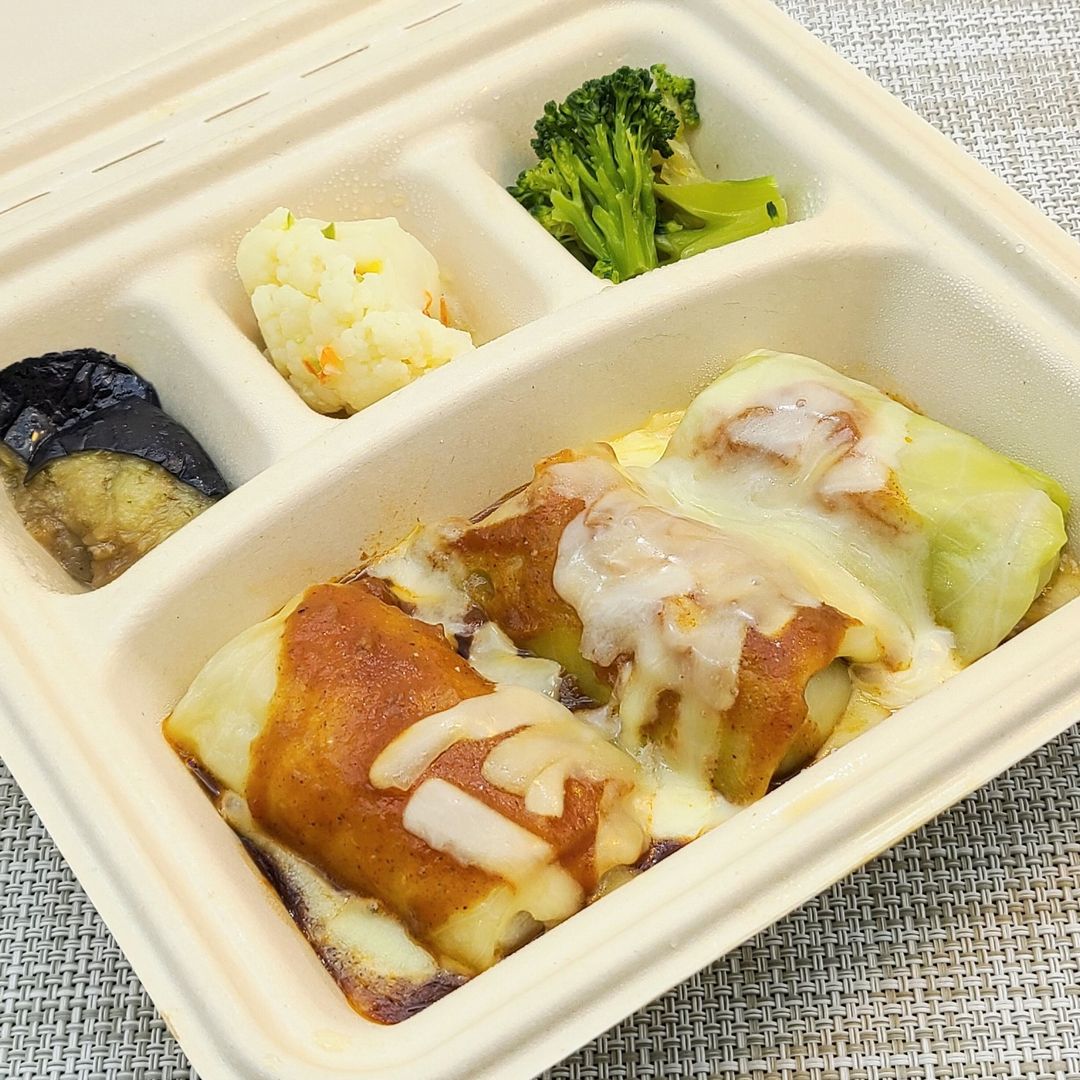 Nosh ナッシュ ロールキャベツのチーズデミ を食べました こせたん宅配弁当
