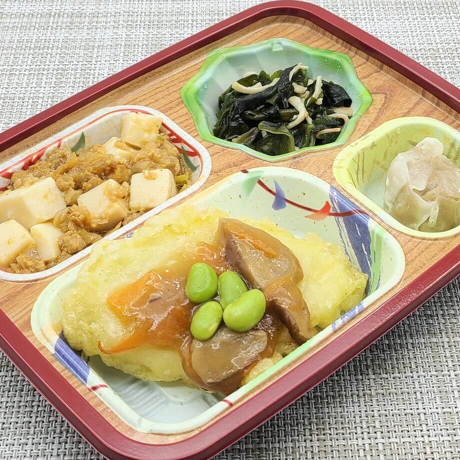 タイヘイファミリーセット・彩ごころ「白身魚の天ぷら野菜あんかけ」